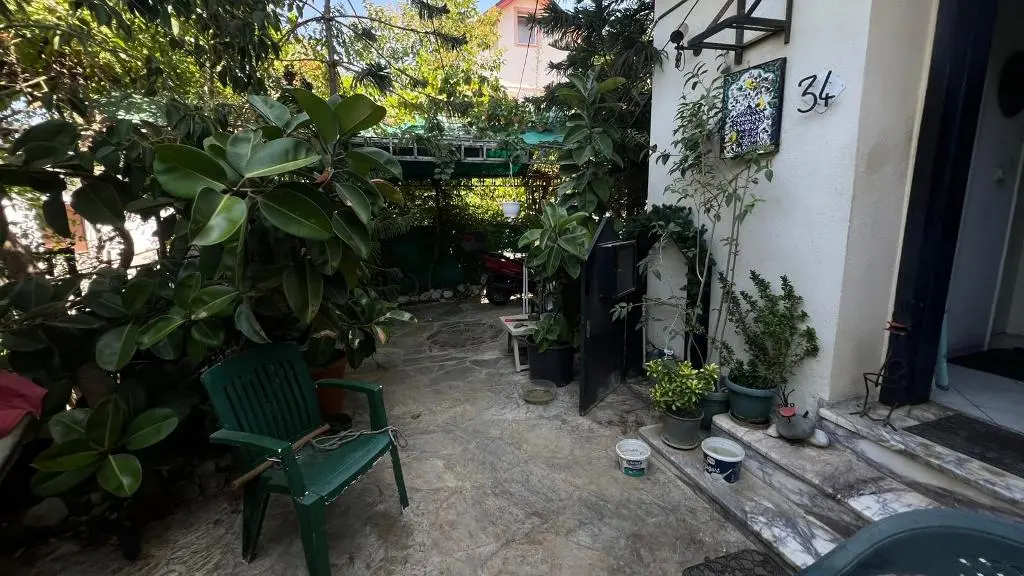 Mature garden